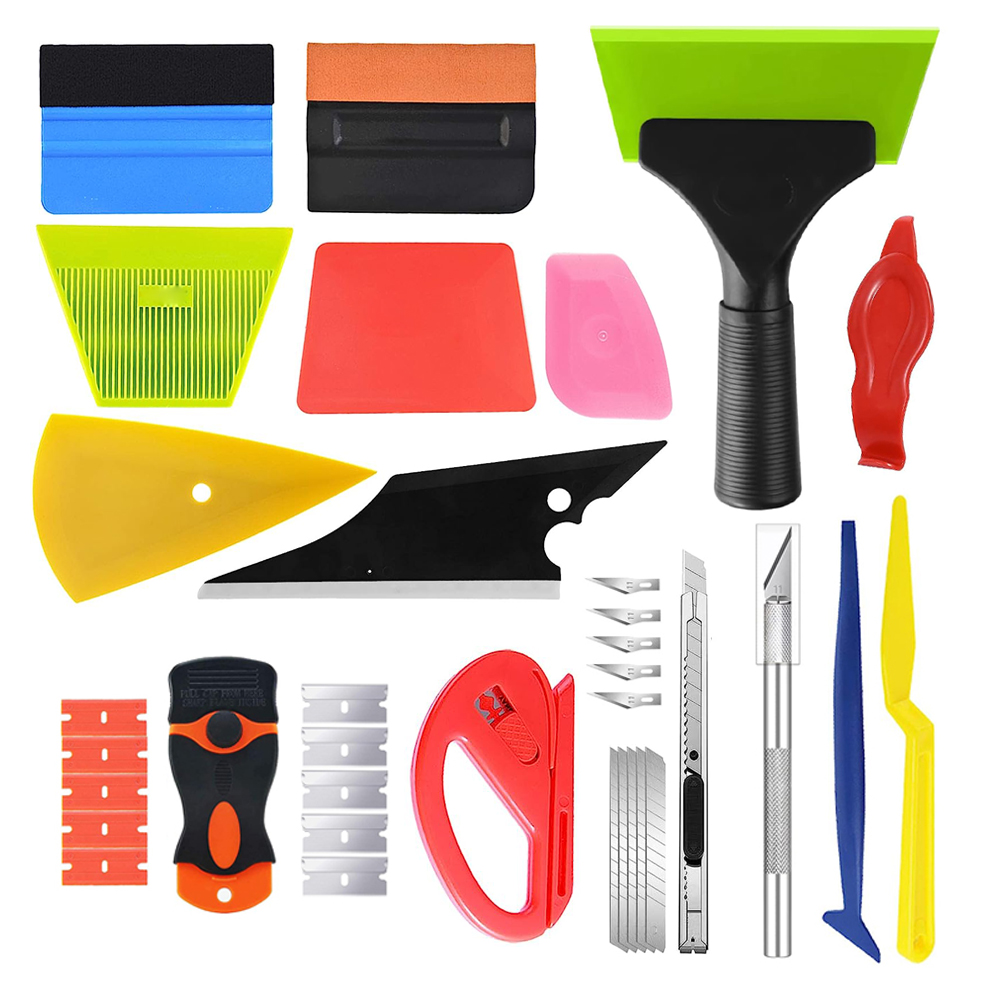 Screen Printing Squeegee - 40Pcs Zestaw do przyciemniania szyb samochodowych
