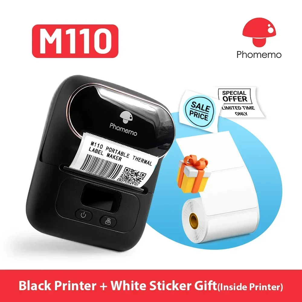 Commercial Printing Press - Phomemo M110 Mini przenośna drukarka termiczna