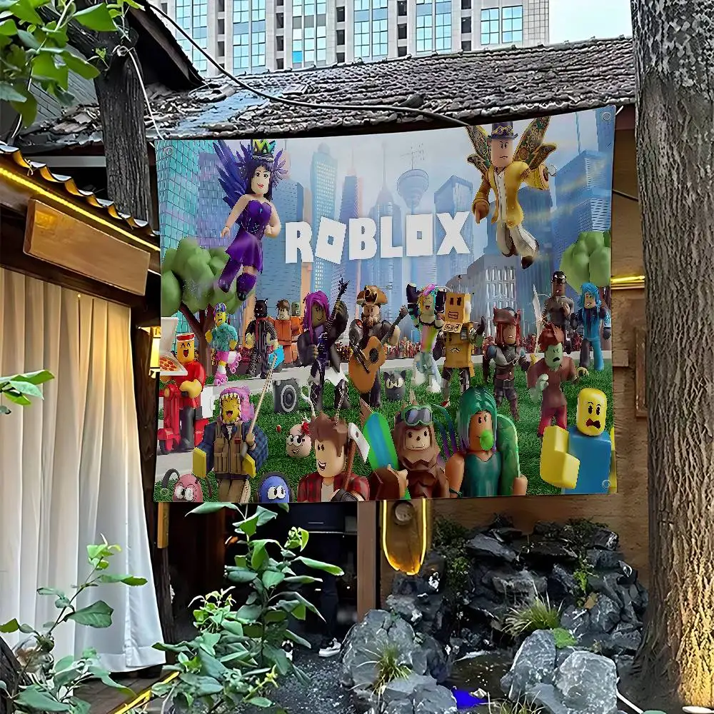 Commercial Printing Company - R-Roblox Gra Zaawansowane Druki Reklamowe Flaga