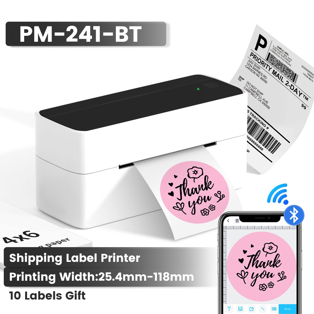 Commercial Printing Press - Phomemo 241 Bluetooth wysyłka drukarka termiczna
