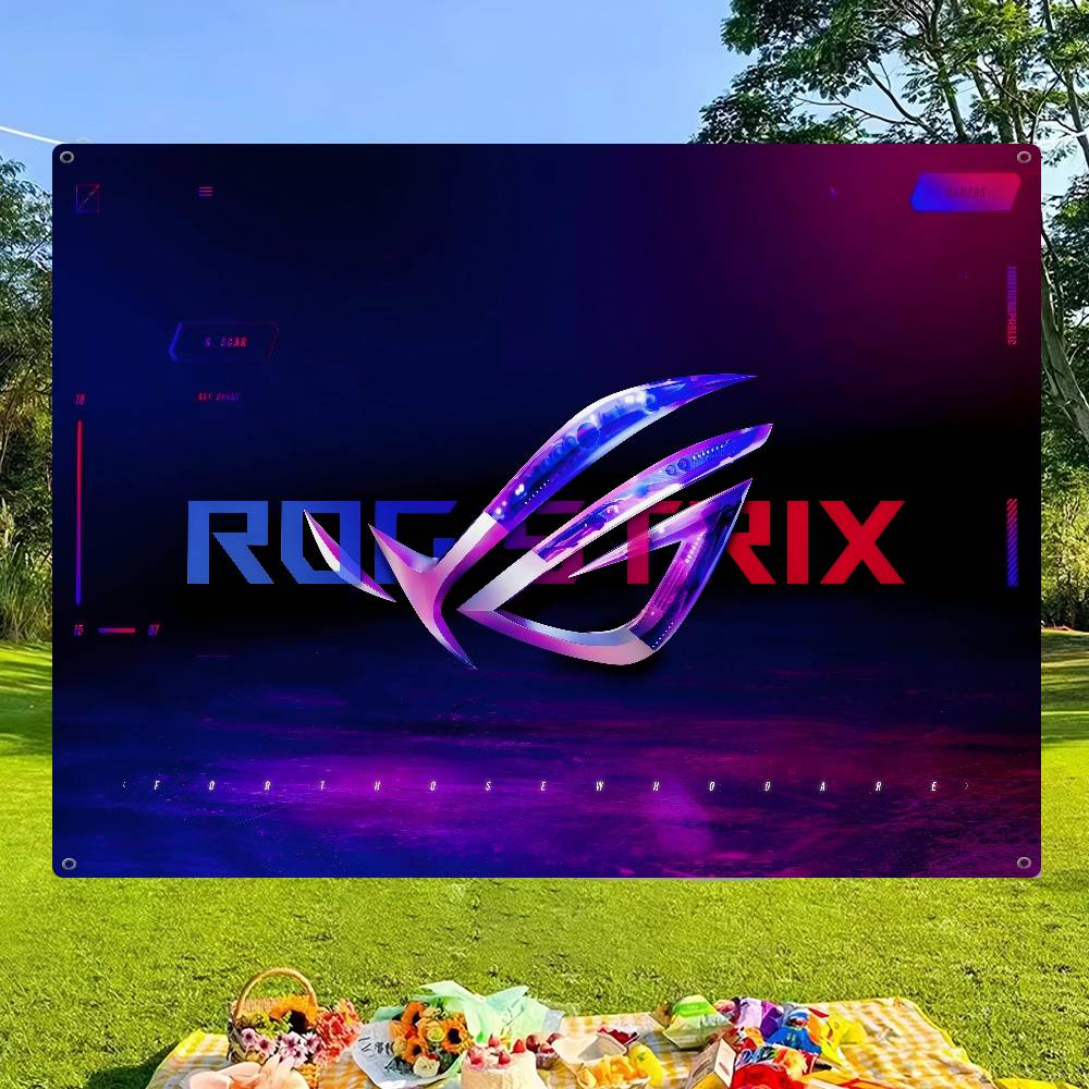 Commercial Printing Company - Baner reklamowy firmy A-AsuS-S R-ROG LOGO