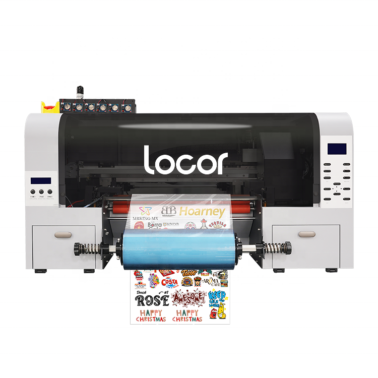Drukarka UV DTF Locor 30cm A3  – Laminator Cold Roll recenzja i cena