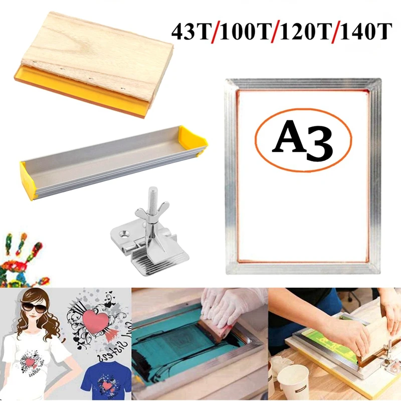 Zestaw do sitodruku A3 rama al – Screen Printing Squeegee recenzja i cena