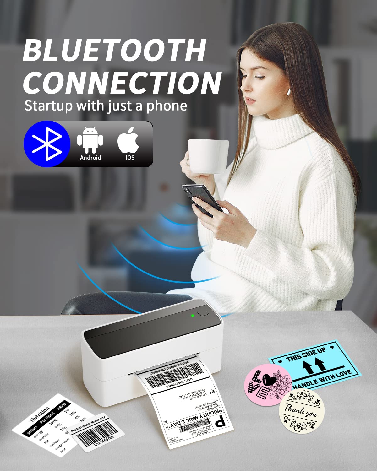 Phomemo 241 Bluetooth wysyłka  – Commercial Printing Press recenzja i cena