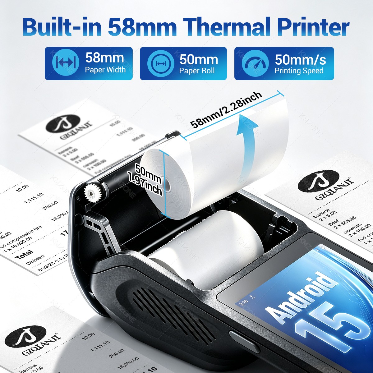 3G32G Android 15 Terminal PDA  – Commercial Printing Network recenzja i cena