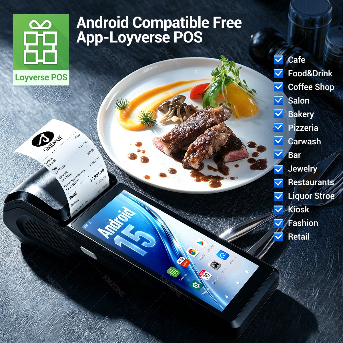 3G32G Android 15 Terminal PDA  – Commercial Printing Network recenzja i cena
