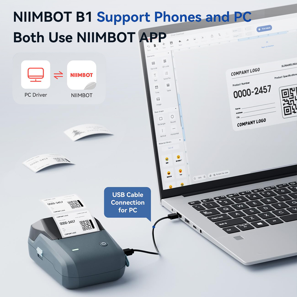 NIIMBOT B1 Przenośna Drukarka  – Commercial Printing Network recenzja i cena
